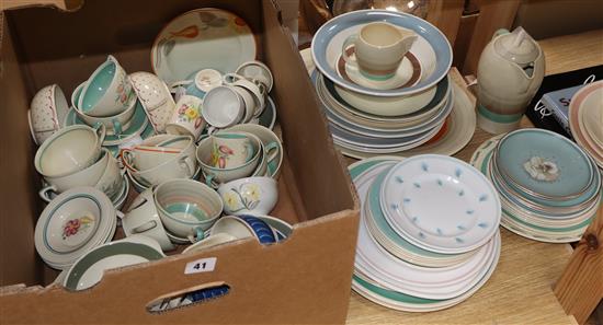 A collection of Susie Cooper wares, 1932-64, with printed Burslem or signature backstamps,